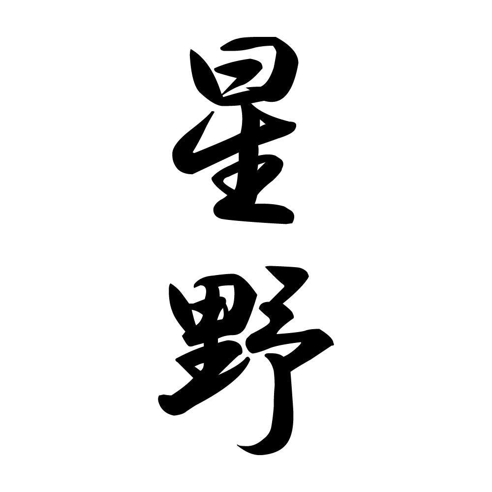 星野 縦書き (A)
