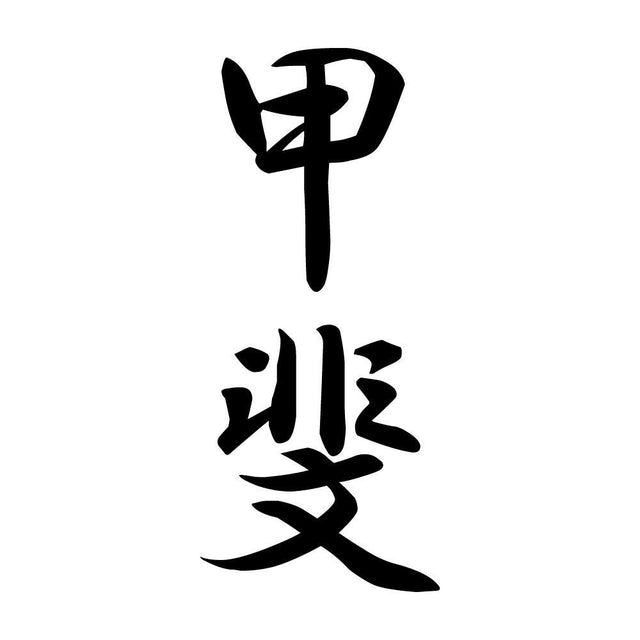 甲斐 縦書き (A)