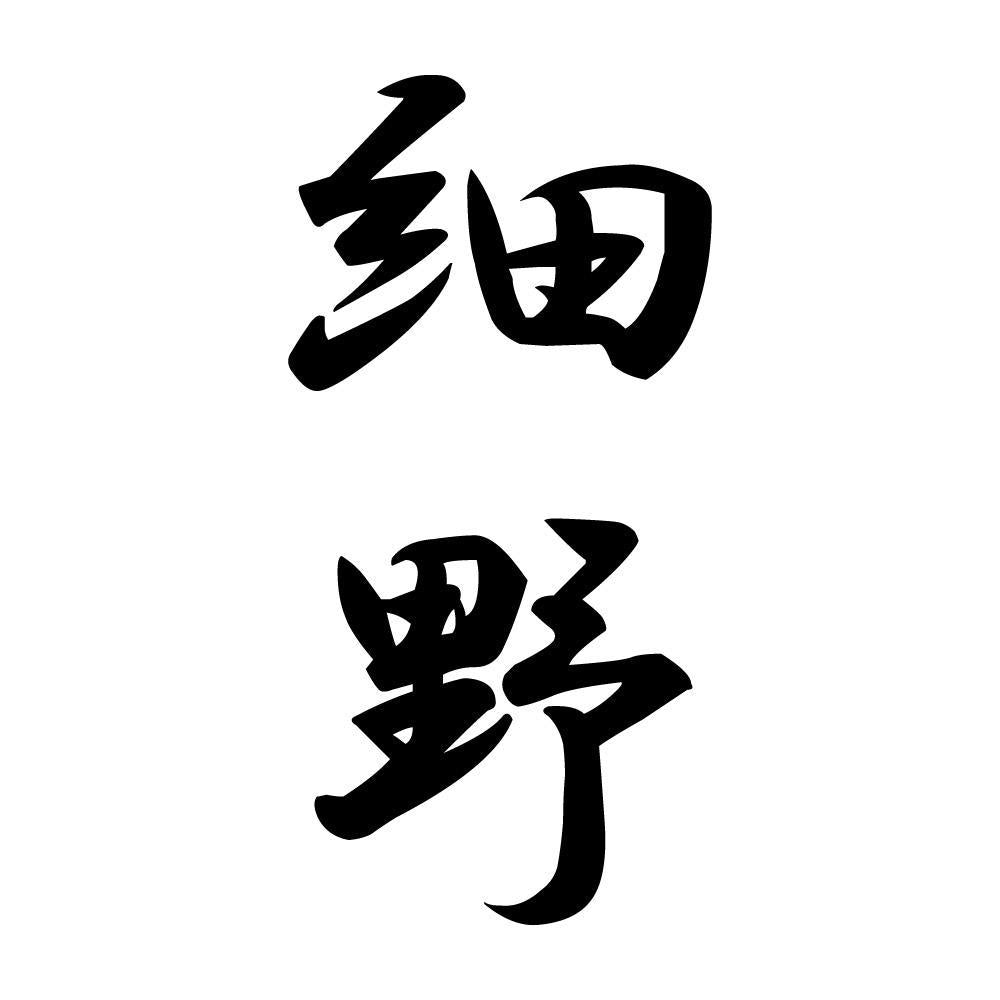 細野 縦書き (A)