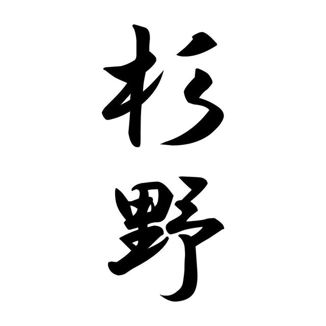 杉野 縦書き (A)