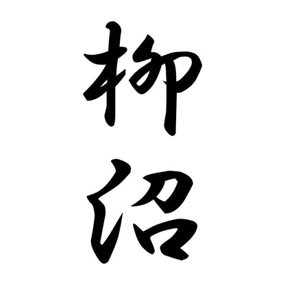 柳沼 縦書き (A)