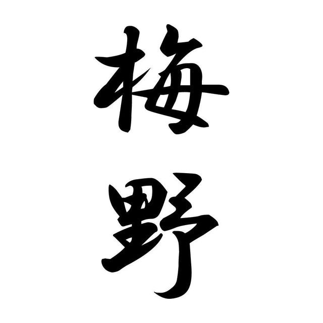 梅野 縦書き (A)