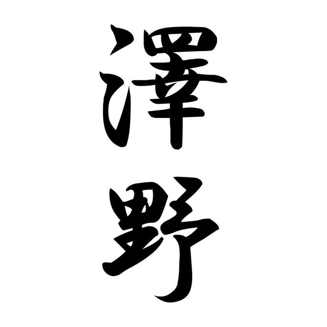 澤野 縦書き (A)