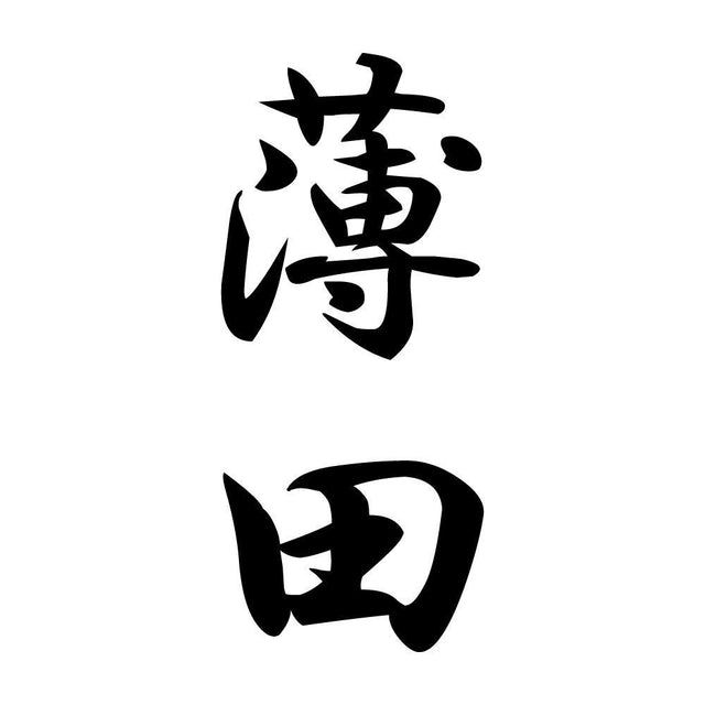 薄田 縦書き (A)