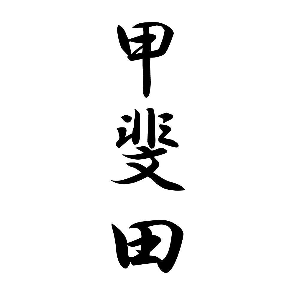 甲斐田 縦書き (A)