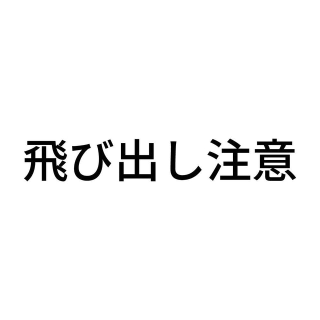 飛び出し注意 (A)
