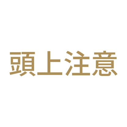 頭上注意 (A) 9