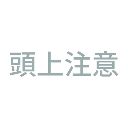 頭上注意 (A) 10