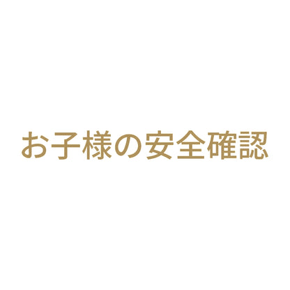 お子様の安全確認 9