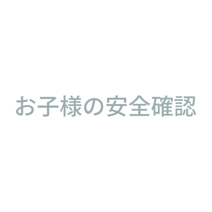 お子様の安全確認 10