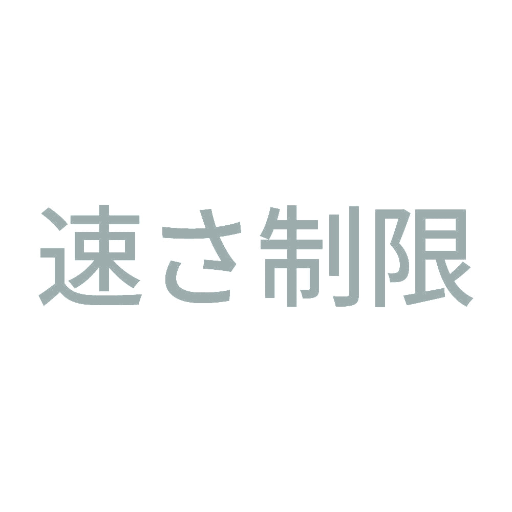 速さ制限 10