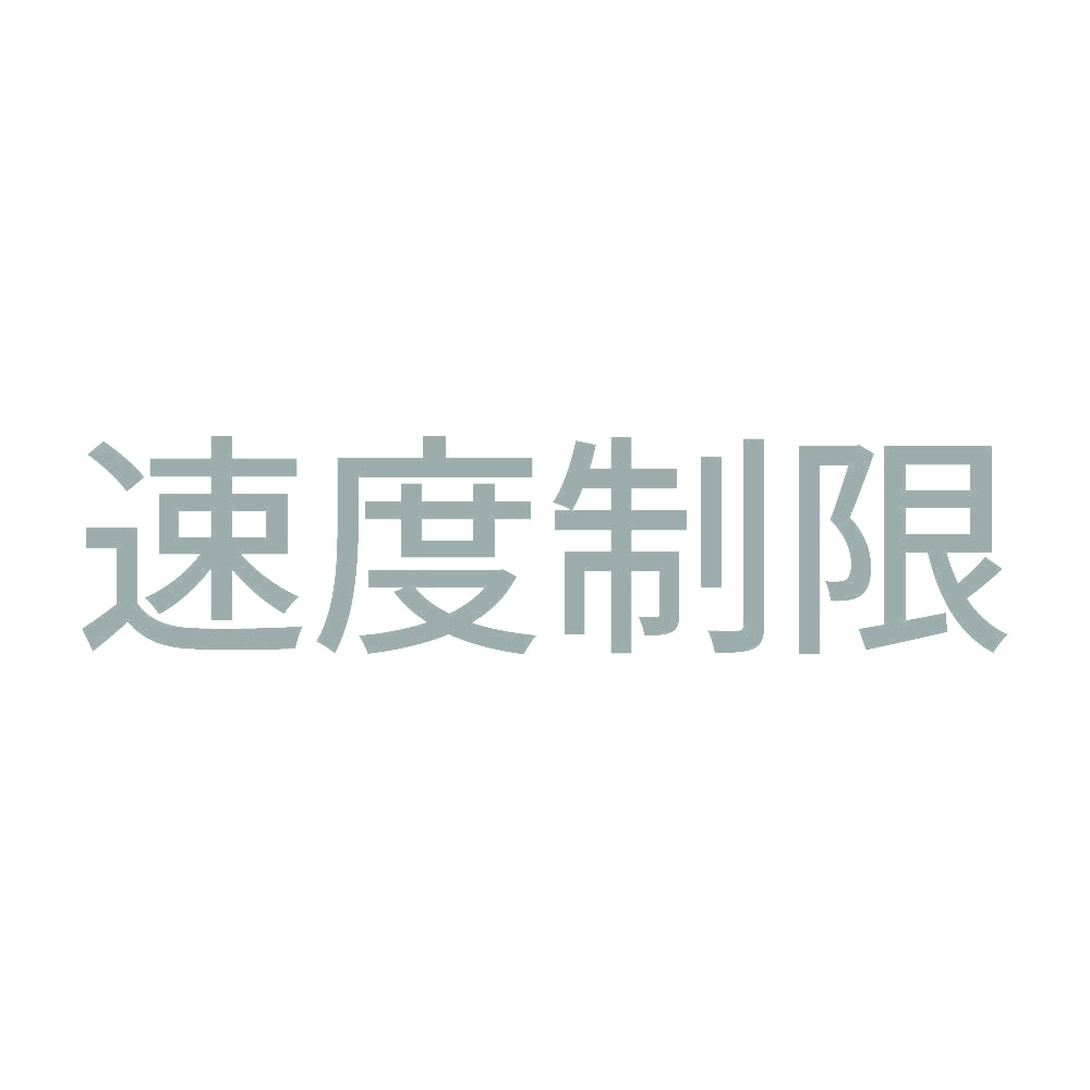 速度制限 10