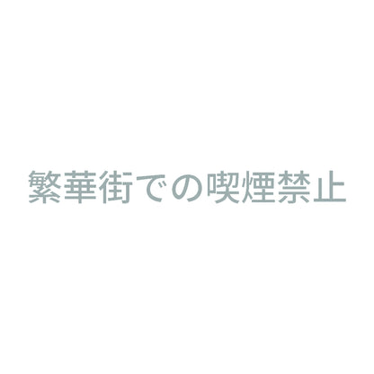 繁華街での喫煙禁止 10