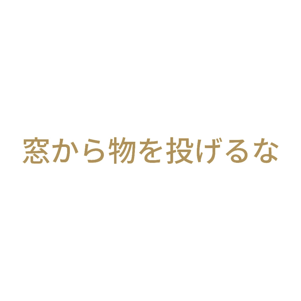 窓から物を投げるな 9