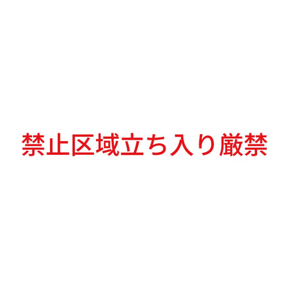 禁止区域立ち入り厳禁 8
