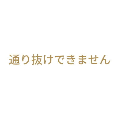 通り抜けできません 9