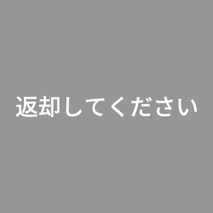 返却してください 7