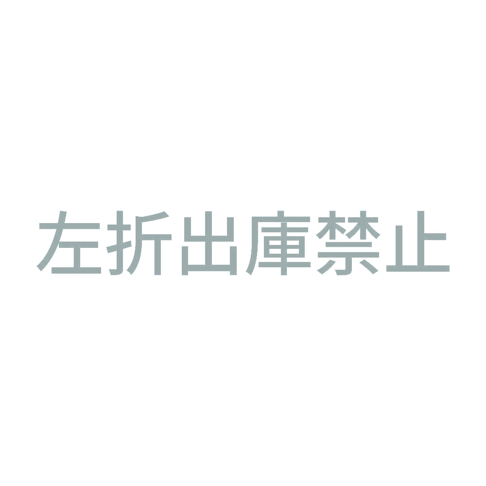 左折出庫禁止 10