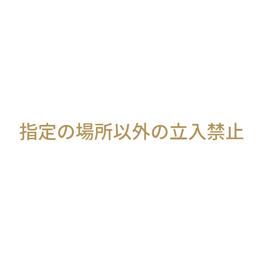 指定の場所以外の立入禁止 9