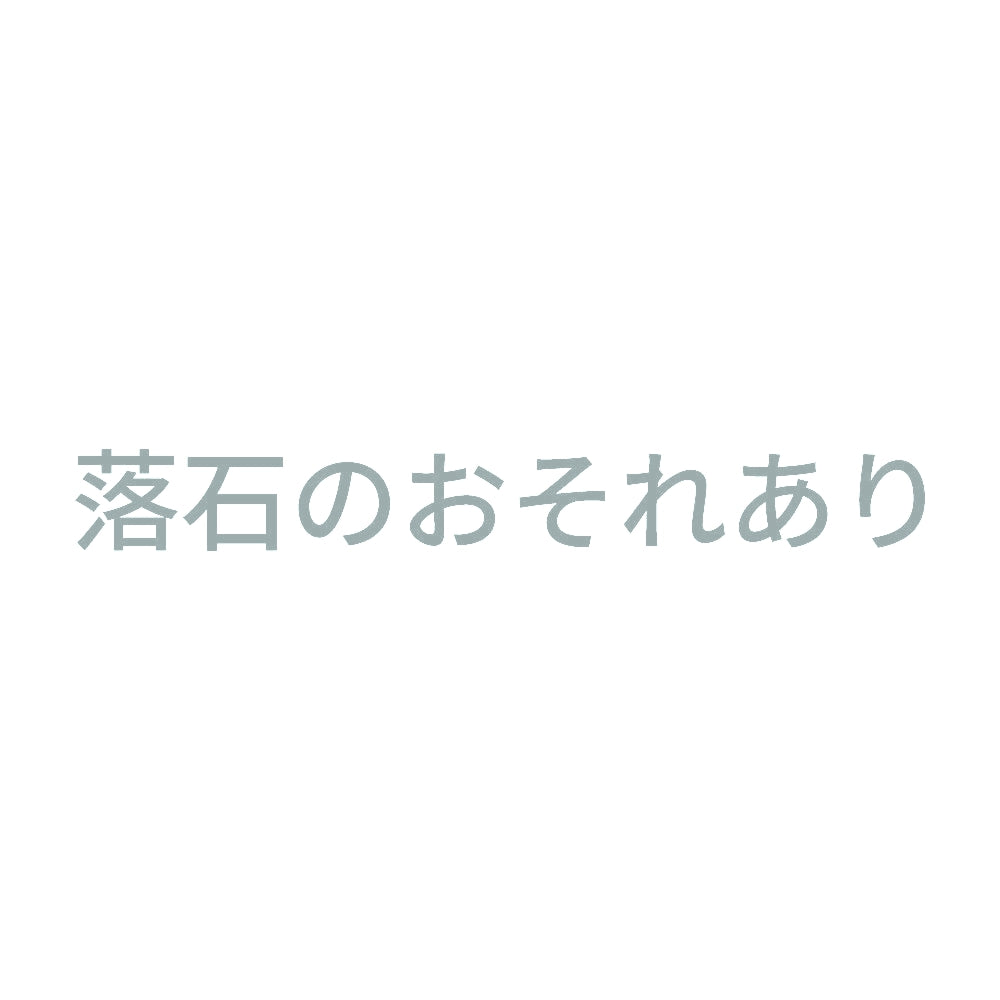 落石のおそれあり 10