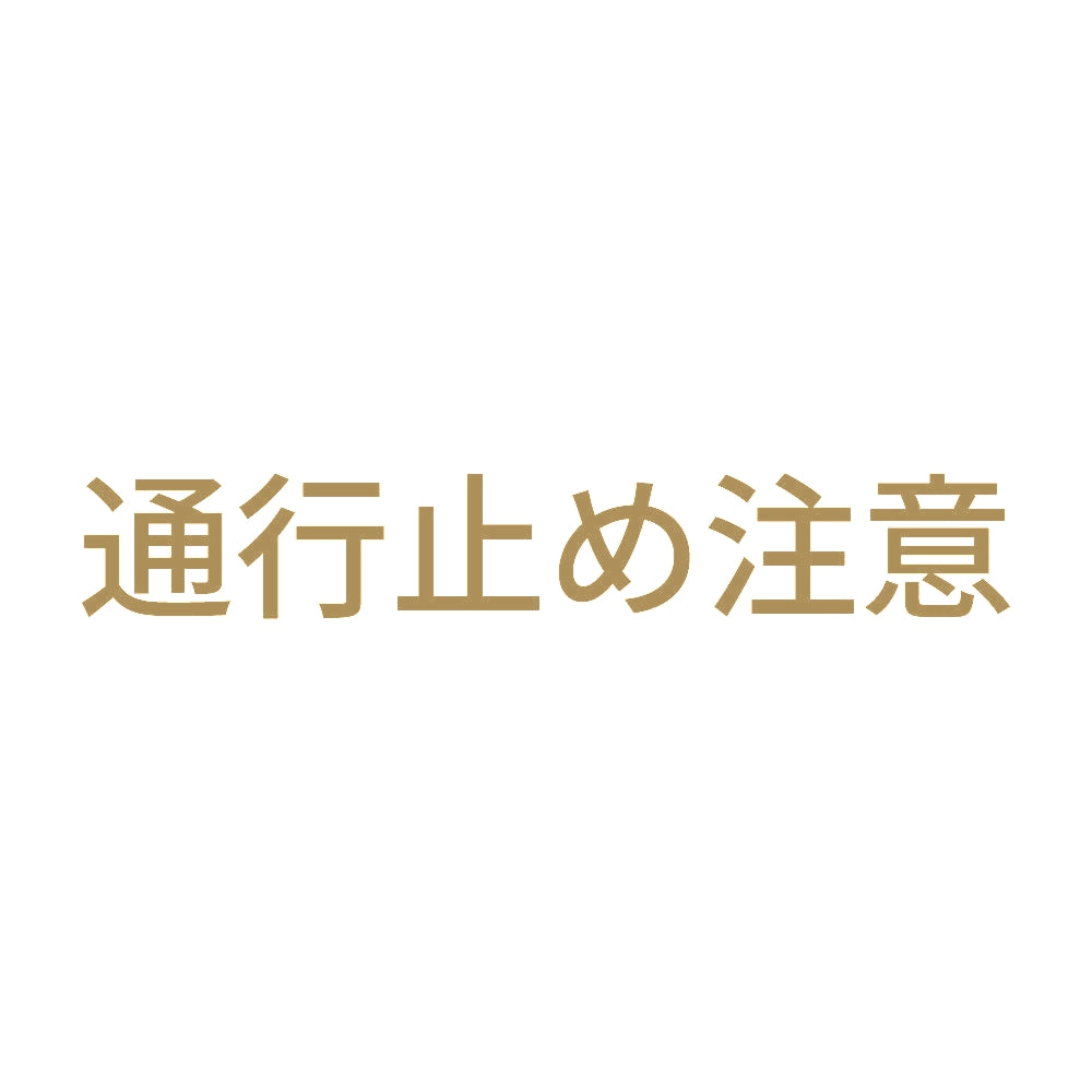 通行止め注意 9