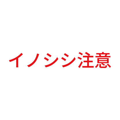 イノシシ注意 8