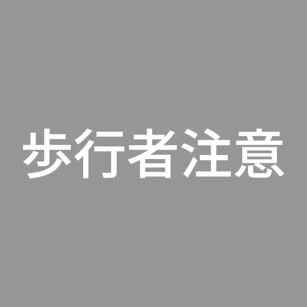 歩行者注意 7