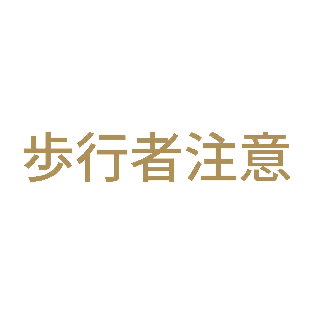 歩行者注意 9