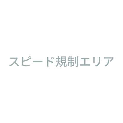 スピード規制エリア 10