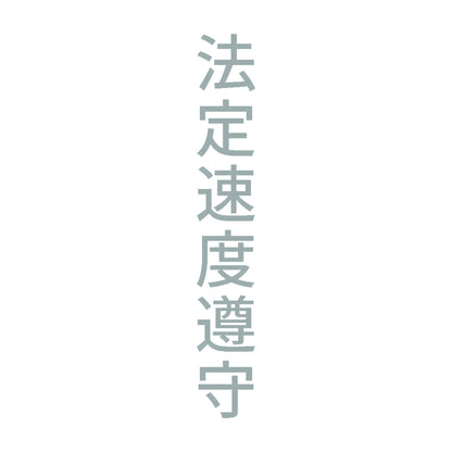 法定速度遵守 縦 10