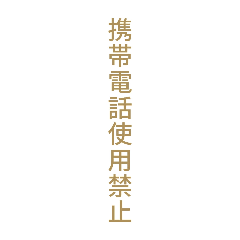 携帯電話使用禁止 縦 9