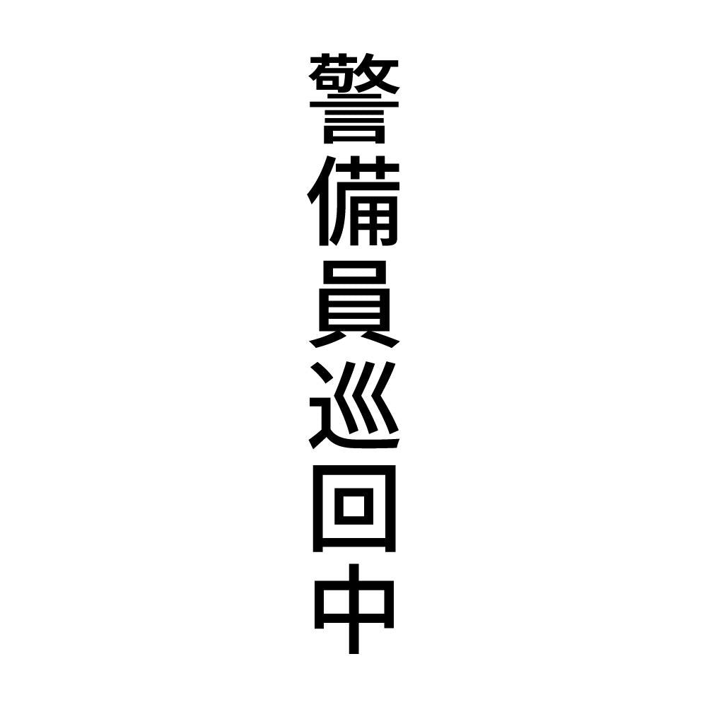 警備員巡回中 縦
