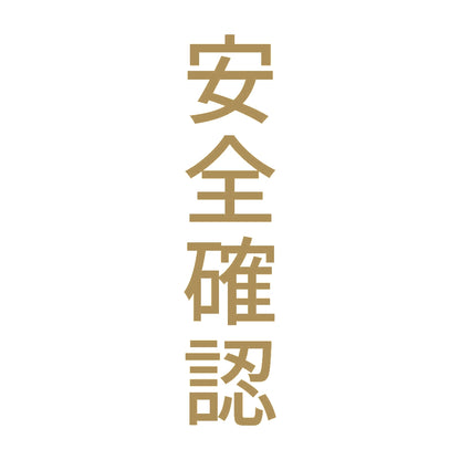 安全確認 縦 9