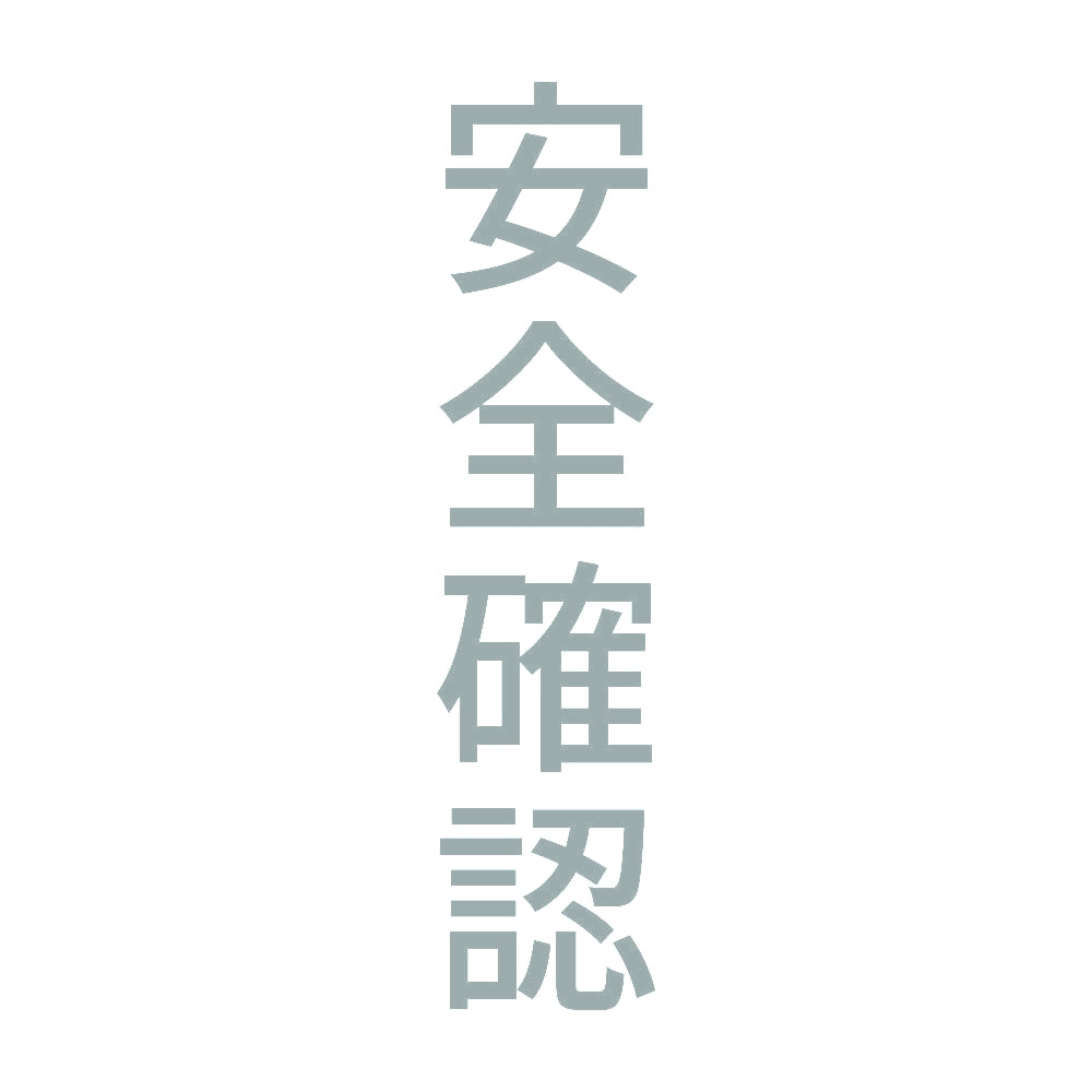 安全確認 縦 10