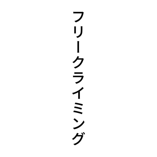 フリークライミング 縦
