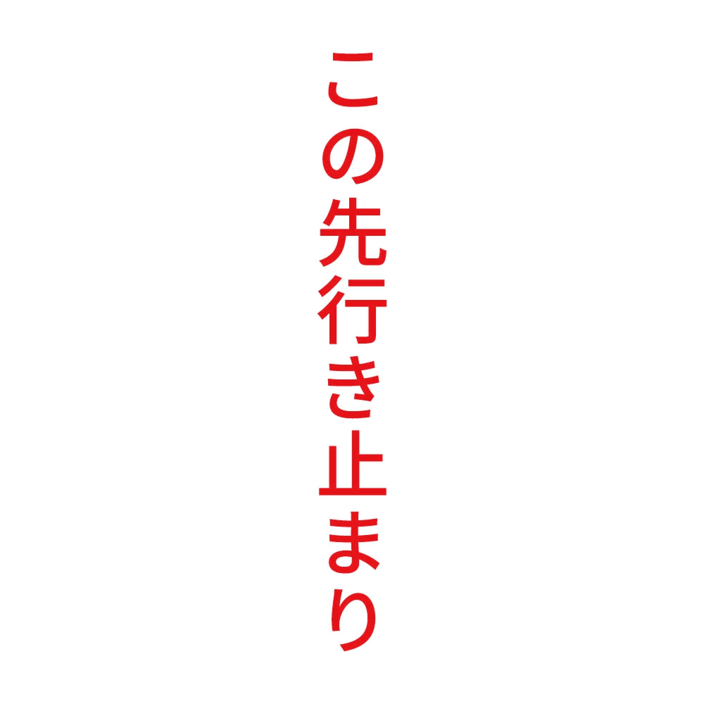 この先行き止まり 縦 8