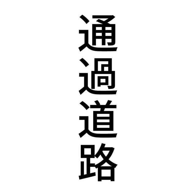 通過道路 縦