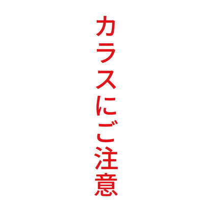 カラスにご注意 縦 8