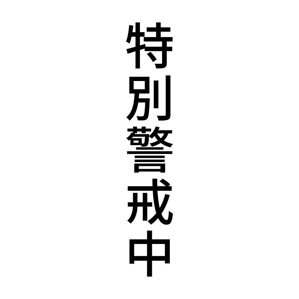 特別警戒中 縦