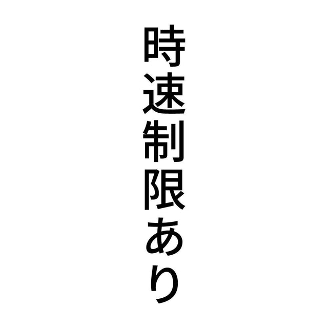 時速制限あり 縦