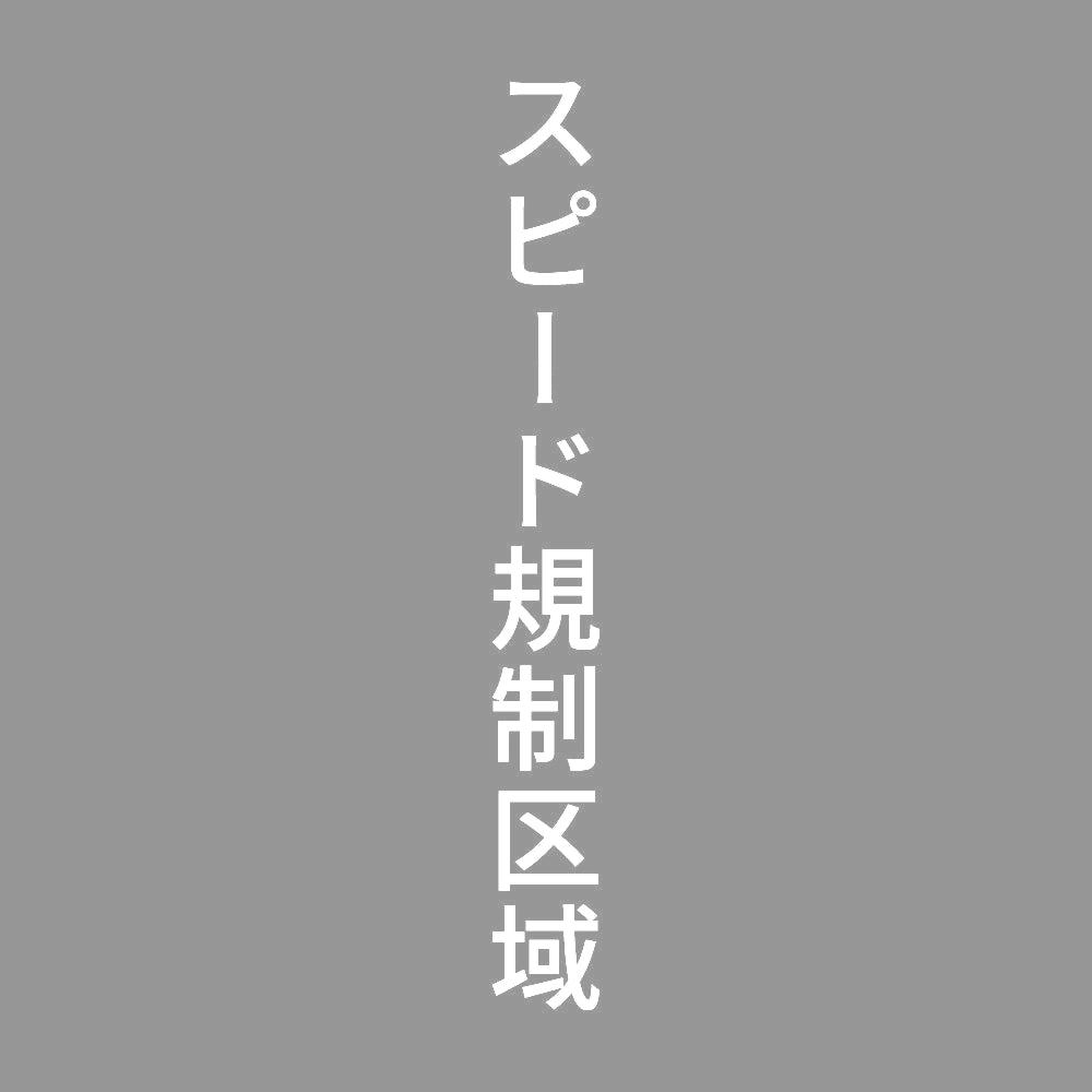 スピード規制区域 縦 7