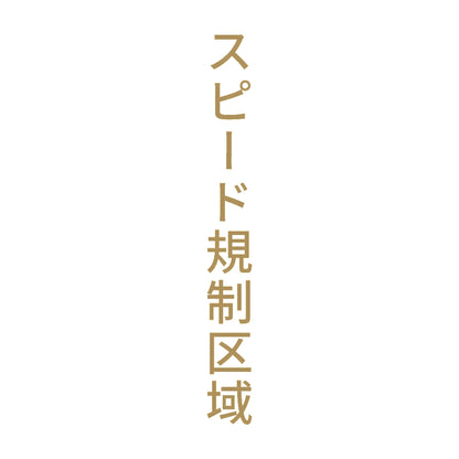 スピード規制区域 縦 9