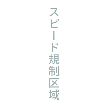 スピード規制区域 縦 10