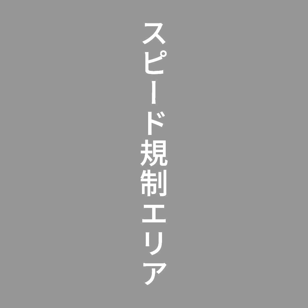 スピード規制エリア 縦 7