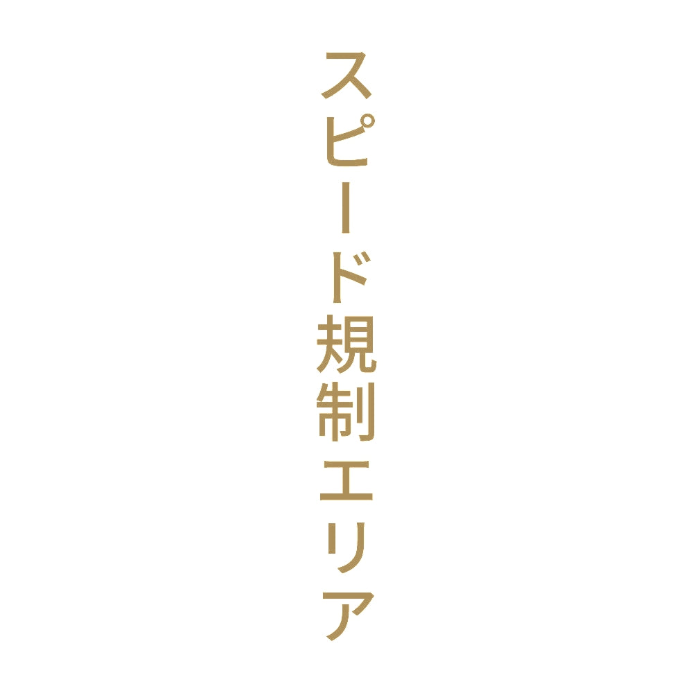 スピード規制エリア 縦 9