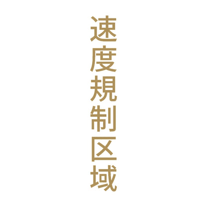 速度規制区域 縦 9