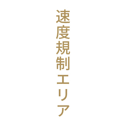 速度規制エリア 縦 9