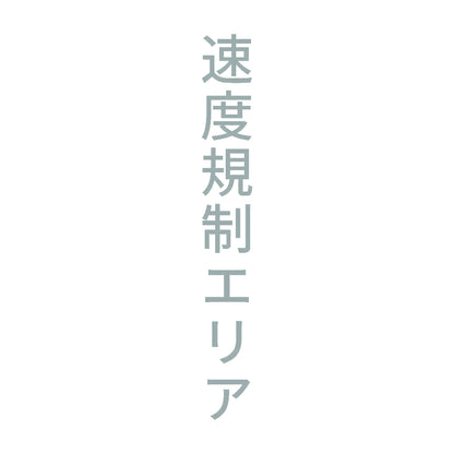 速度規制エリア 縦 10
