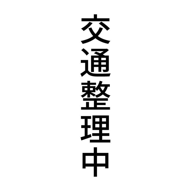 交通整理中 縦