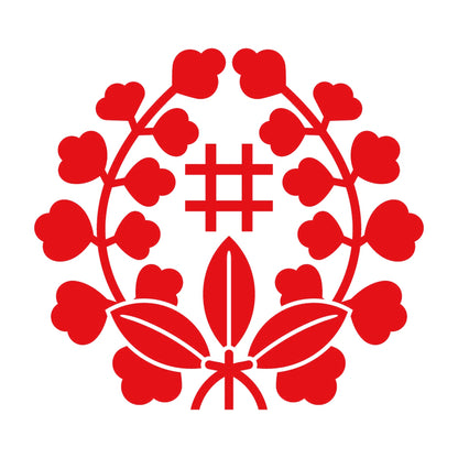 ばら藤に井桁紋 8